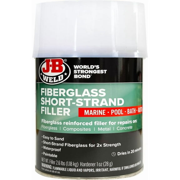 Quart - Fiberglass Short-Strained Filler