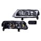 thumbnail image 1 of Faro DEPO A6 2005 A 2010 Audi Izquierdo Fondo Negro Eléctrico, 1 of 4