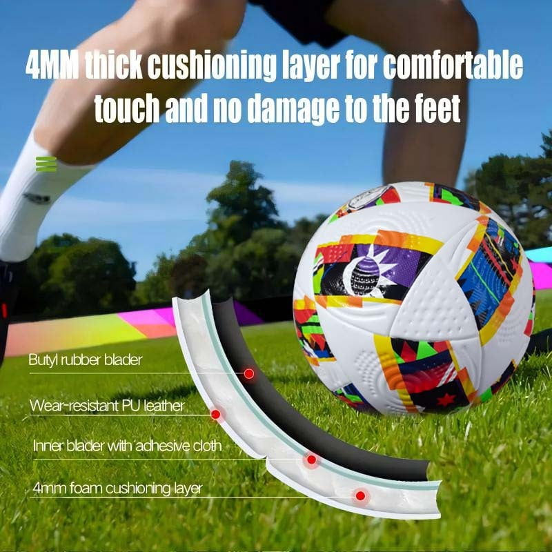 Competition Football Size 5 Youth Team Professional Soccer Team Sports Professional Training Ball Wear-Resistant High Elastic