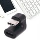 thumbnail image 1 of Adaptador tipo C macho a hembra convertidor Usb 3,1 de ángulo recto de 180 grados Usb-c para teléfono inteligente para Samsung para Xiaomi para Huawei ShuxiuWang 8390611653095, 1 of 1