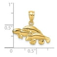 thumbnail image 3 of FB Jewels 14K Yellow Gold Triple Manatee High Polish Pendant, 3 of 4