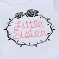 thumbnail image 2 of FNNMNNR Family Matching Clothes Big Sister T-shirt Little Sister Romper Pant Outfits, 2 of 4