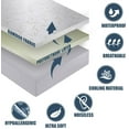 thumbnail image 3 of Waterproof Mattress Protector Quilted Breathable Premium Mattress Cover, 3 of 8