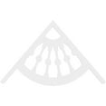 thumbnail image 2 of Ekena Millwork 72"W x 42"H x 1"P (14/12) Pitch Classic Wagon Wheel Architectural Grade PVC Gable Pediment, 2 of 5