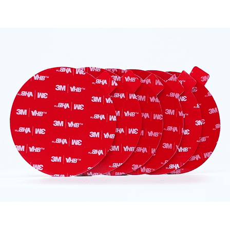 6Pcs 80mm Adhesive Pad Replacement for Suction Cup