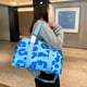 thumbnail image 3 of Bolsa Impermeable de Punto de Vaca Azul Marino, Bolso de Viaje de Gran Capacidad Plegable, 3 of 6