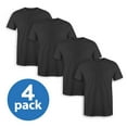 thumbnail image 7 of 4 Pack T Shirts for Men, 100% Cotton Crew Neck Tag Free Young Adult to Mens Shirt, 7 of 7
