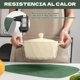 thumbnail image 5 of Manteles Individuales para 6 Piezas con Posavasos de Doble Cara de Cuero PU Tapete para Mesa Antideslizante y Resistente al Calor para Restaurante, Hotel, Cafetería, 5 of 7