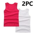 thumbnail image 2 of Bovxnpu Boys Girls Tank Tops Undershirt Sleeveless T Shirts Children's Solid Color Sleeveless Round Neck Suitable For Both Boys And Girls Summer Top, 2 of 4