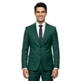 thumbnail image 4 of Men's Slim Fit Solid 2 Piece Notch Lapel Suit Set, 17 Color Options, 4 of 4