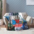 thumbnail image 6 of Blanket Simple Music Plan Band Throw Flannel Blankets Soft Bed Blanket for Couch Sofa Bedroom Home Decor Gift Blankets for All Seasons 40x50, 6 of 6