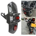 thumbnail image 6 of Universal Motorcycle Rear Wheel Mudguard - Carbon Fiber Style Splash Guard for Refitting, 6 of 8