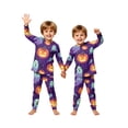 thumbnail image 3 of Halloween Family Matching Pajamas Sets, Halloween Family Spooky Loungewear Indoor, Pumpkin Ghost Holiday PJS Sleepwear, Seasonal Halloween Party Family for Home Relaxing Casual Daily Wear, 3 of 7