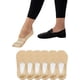 thumbnail image 1 of 6 pares de calcetines invisibles para mujer (color de piel oscuro), calcetines bajos antideslizantes con forro de pecho para mayor comodidad, calcetines invisibles, cordones para zapatos Lefu, 1 of 5