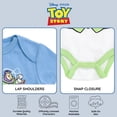thumbnail image 5 of Disney Toy Story Baby Boys' 3-Pack Short Sleeve Bodysuits Blue White, 5 of 7