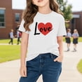 thumbnail image 4 of Plebaso Kids Valentines T-Shirts Cute Heart Graphic Tshirts for Boys Girls Short Sleeve Summer Tee Tops, 4 of 7