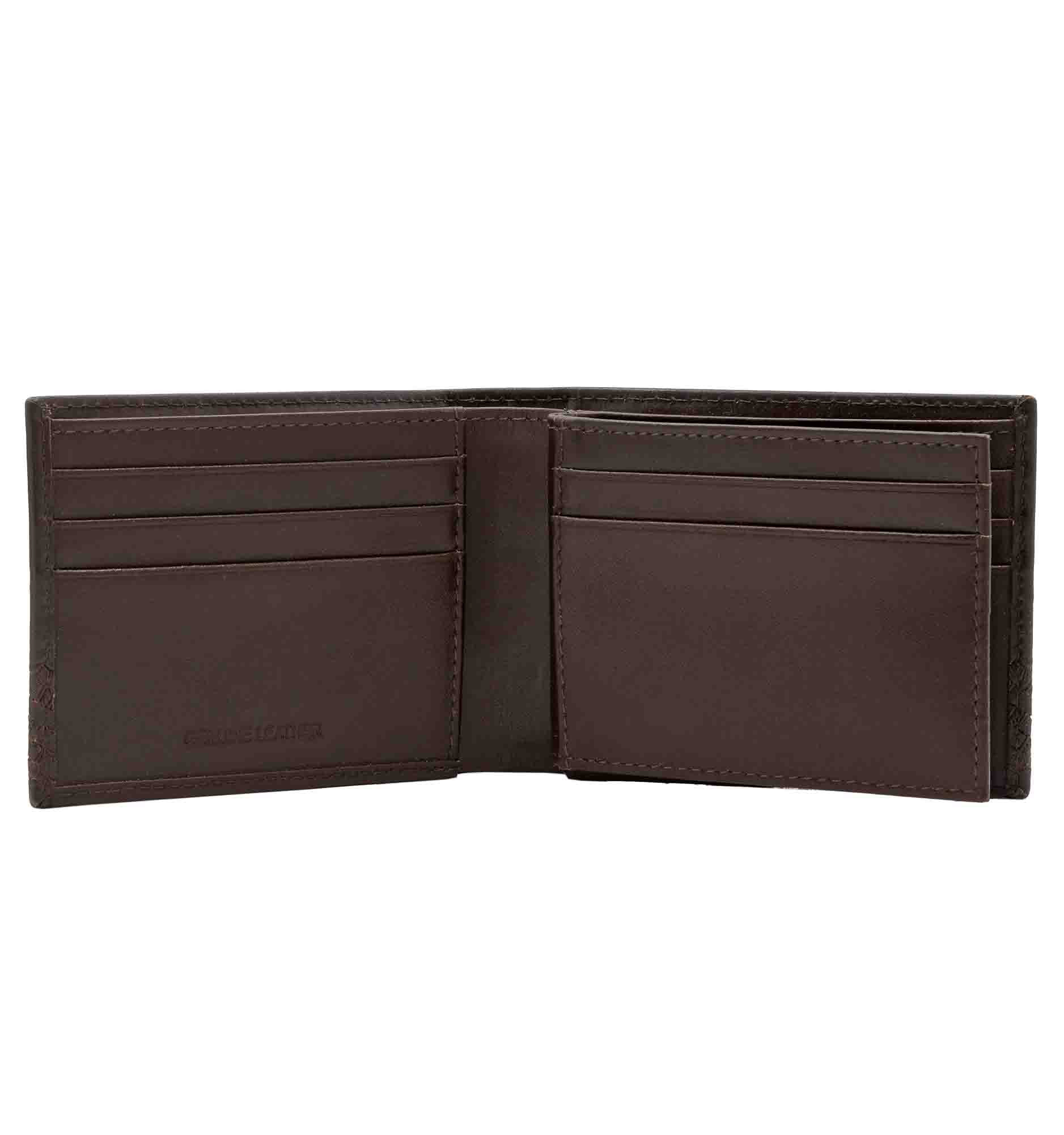 Men's Wrangler Bifold Basket Weave Wallet with Wing