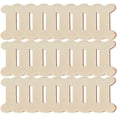 thumbnail image 2 of 40Pcs Wooden Dog Bones Cutouts Plain Unfinished Wood Craft Slices Art Painting Toy, 2 of 3