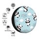 thumbnail image 4 of Fotbe Cute Panda Bear Funda de Llanta de Repuesto con Estampado, Engrosada, Ajuste Universal para Jeep, Remolque, RV, SUV, Camión-16 inch, 4 of 6