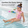 thumbnail image 2 of Girls 2pcs Fish Tail Skirt Swimwear Cosplay Swimsuit Scale Print Swim Top Bathing Suit Kids Girls 4Y, 2 of 9