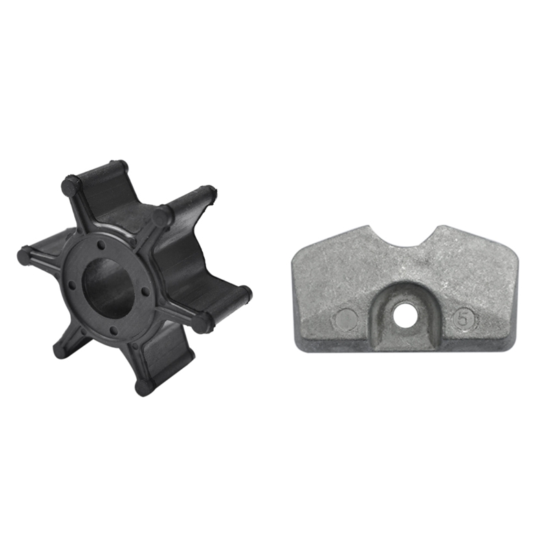 Water Pump Impeller for with Fit for Outboard Lower Unit Gearbox Anode