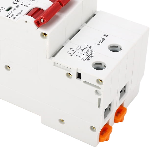 Disyuntor de fuga inteligente con control remoto por riel DIN, 230 V CA, 2P, WIFI, interruptor de aire de protección de energía, 63 A