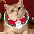 thumbnail image 4 of Christmas Knitting Cat Collar, Adjustable Breakaway, for Small Medium Cats Dogs, Neck 5 to 7.8 in, 4 of 6