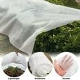 thumbnail image 4 of Gustave Plant Covers Freeze Protection Fabric Floating Row Cover Reusable Frost Cloth Blanket Garden Insect Pest Netting Sun Protection for Winter Outdoor Plants Fruits Vegetables, 4.9'x16.4', 4 of 9
