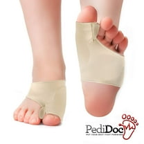 PediDoc Bunion Corrector  Bunion Relief Sleeves Bunion Pads Brace Cushions Toe Straightener with Gel Toe Separator, Spacer, Straightener and Spreader  Hallux Valgus Relief Big Toe Alignment