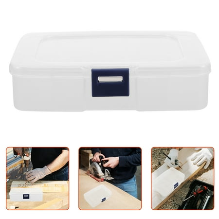 

Compartment Saw Blades Storage Box Plastic Saw Blades Organizer Box Portable Parts Box