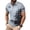 Gray, variant on Casual Mens Polo Shirt Short Sleeve Mesh Graphic Shirt Collared Summer Pullover Loose Fit Quick Dry Tops