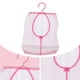 thumbnail image 4 of Cesto para ropa sucia colgante de color rosa, bolsa de almacenamiento para el baño, cesto plegable, bolsa de malla colgante para dormitorios para tazas, 4 of 8