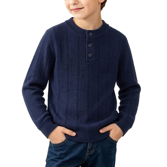 Zorckvet Boys Warm Sweaters with Quality Construction and Comfortable Fit
