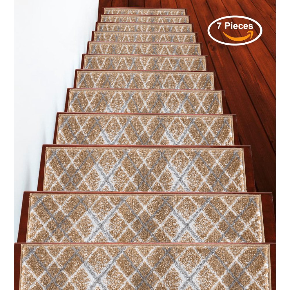 Sussexhome Stair Treads, Carpet Stair Tread, Non Slip Stair Treads