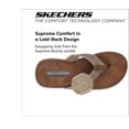 thumbnail image 2 of Sandalia tipo chancla Skechers Bosnia para hombre, talla 11, color canela, 2 of 6