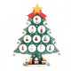 thumbnail image 3 of FELTECHELECTR Árbol de Navidad de madera con dibujos animados para decorar mesas y escritorios (verde), 3 of 6