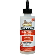 Aleene's DIY Craft Heavy Duty Glue, Clear & Permanent, All-Purpose Indoor/Outdoor Adhesive, 4 fl oz
