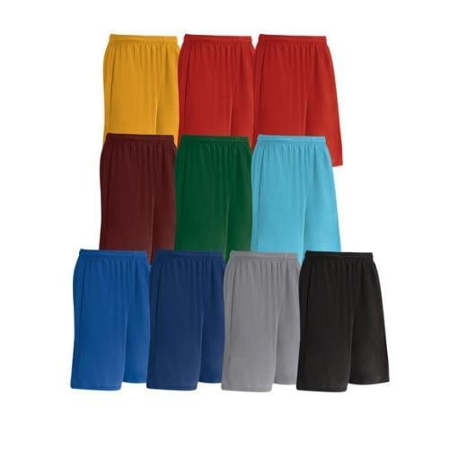 Youth Basketball Shorts by Champro, Clutch Style Scarlet Size SML