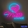 thumbnail image 5 of Handmadetneonsign Music Lounge Neon Sign, Headphone Led Sign, Music Room Wall Art, Home Wall Decor 91168, 5 of 5