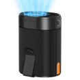 thumbnail image 1 of Ventilador de Cintura Recargable 3000mAh, 25H Autonomía, 4 Velocidades + Ventilador Turbo Dual 6600 RPM, Portátil con Clip para Camisa/Cinturón Ideal para Senderismo, Trabajos Exteriores, Decoradores, 1 of 5