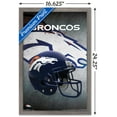 thumbnail image 3 of NFL Denver Broncos - Helmet 16 Wall Poster, 14.725" x 22.375", Framed, 3 of 5