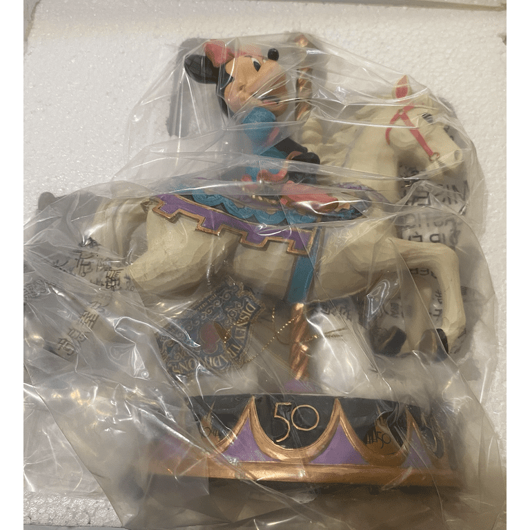 Disney Parks Jim Shore 50th Minnie Mouse Charming Carousel