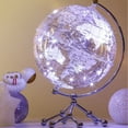 thumbnail image 4 of Globe Terrestre, Expérience Visuelle HD Globe Rotatif Design Innovant Multi-Usage PMMA et Acier Inoxydable pour Hôtel, 4 of 7