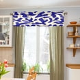 thumbnail image 5 of Valance 54x18In Kitchen Curtain Living Room Curtain Bedroom Curtain Balcony Door Curtain Utility Room Curtain Beautiful Blue Pattern, 5 of 6