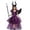 Z729b-Purple, variant on HNMKIU Kids Halloween Dress Light Up Witch Set for Girls Halloween Magical Fairy Dress Up Party Outfit with Accessories Purple,7-9 Years