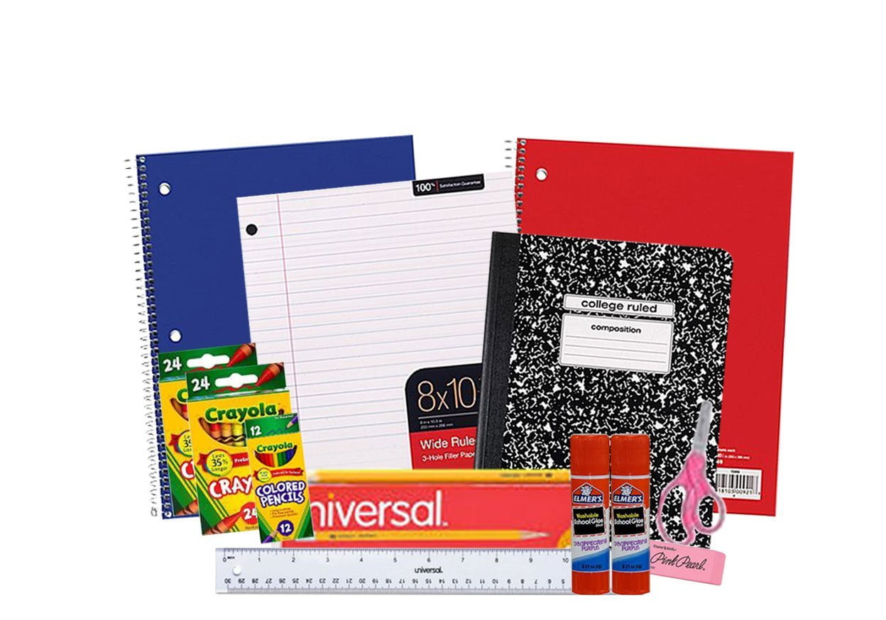 First Through 5th Grade Basic Back To School Supplies