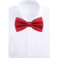 thumbnail image 2 of Pajaritas ajustables para hombre, Pajarita de esmoquin ajustable de color sólido,lazo clásico formal preatado, pajarita de longitud ajustable para niños y hombres, 2 of 5