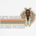 thumbnail image 3 of CafePress - Cicadas Let's Make Some Noise Periodical Cicadas Kids Baseball T Shirt - Kids Cotton Baseball Jersey, 3/4 Sleeve Shirt, 3 of 4