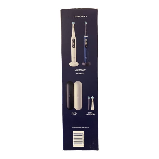 Oral-B iO Series 7 Electric Toothbrush, Sapphire Blue & White