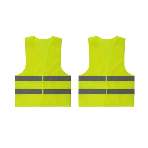 safety vests safety vest yellow high-visibility - adults